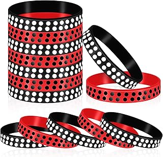24 Pieces Ladybug Party Decoration Favor Ladybug Silicone Bracelets Ladybug Silicone Wristbands Ladybug Themed Bracelet Wristband