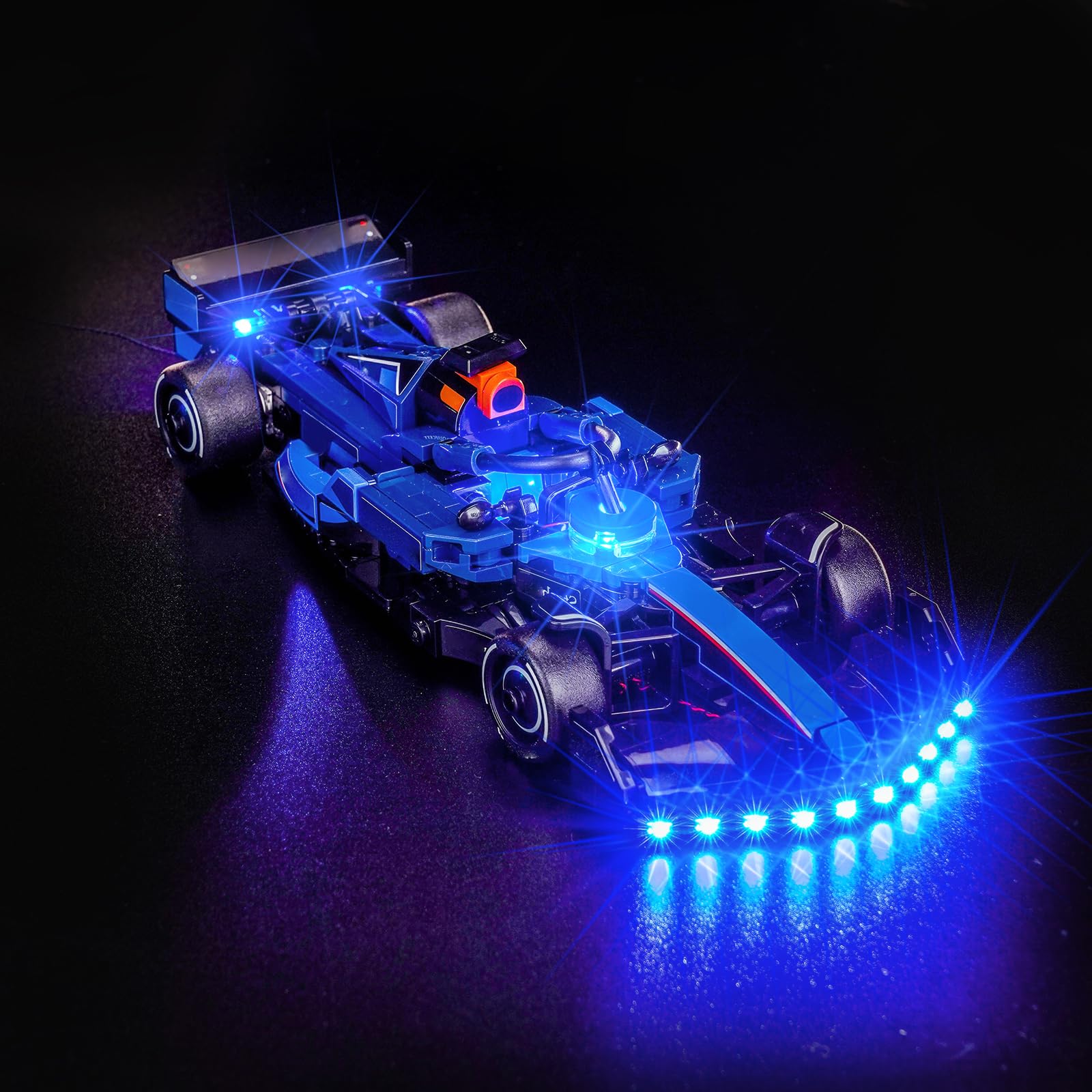 Upgraded Led Light Kit Compatible with Lego Williams Racing FW46 F1 Race Car Building Set, Lights Decoration Compatible with Lego 77249 (Model Not Included)