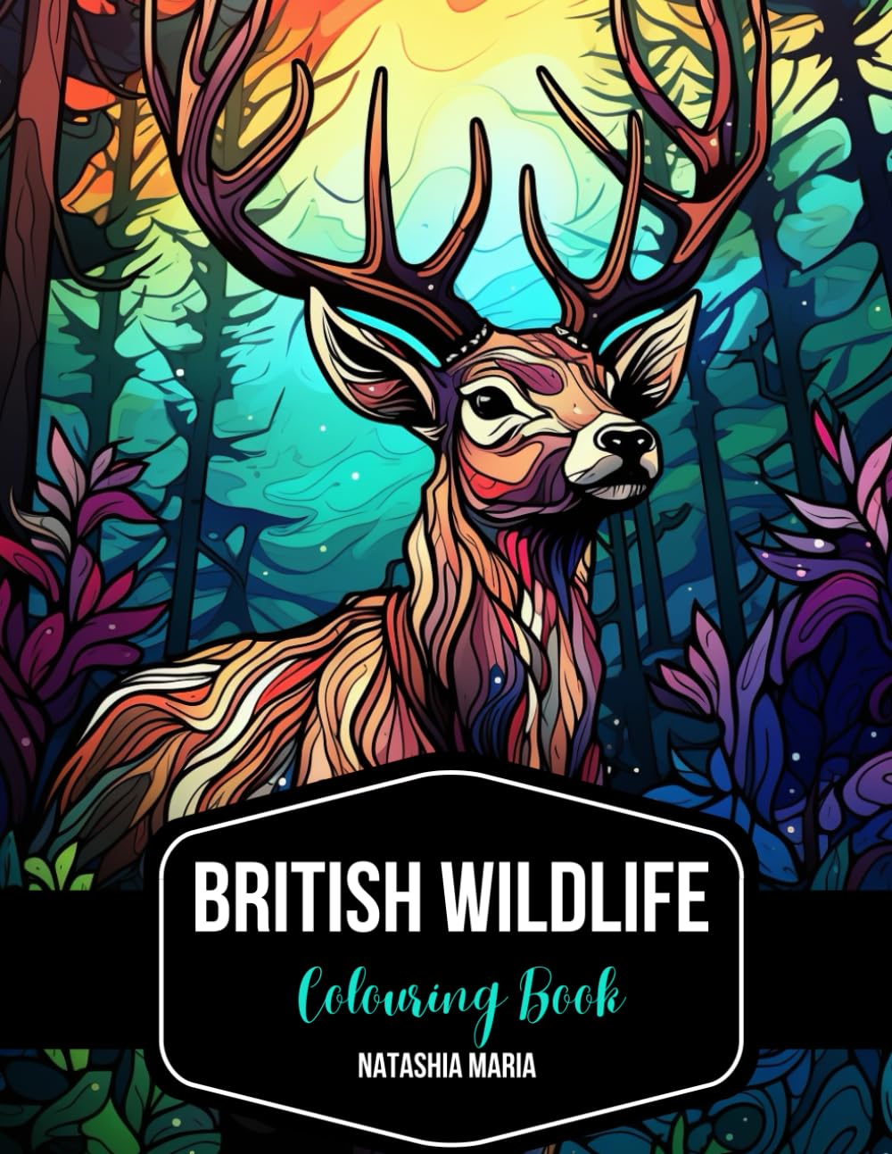 British Wildlife Colouring Book: Beautiful British Wildlife Colouring Book for Adults and Kids
