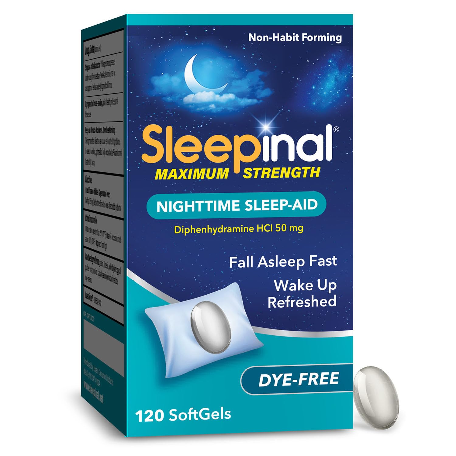 Amazon.com: Sleepinal Maximum Strength Nighttime Sleep Aid