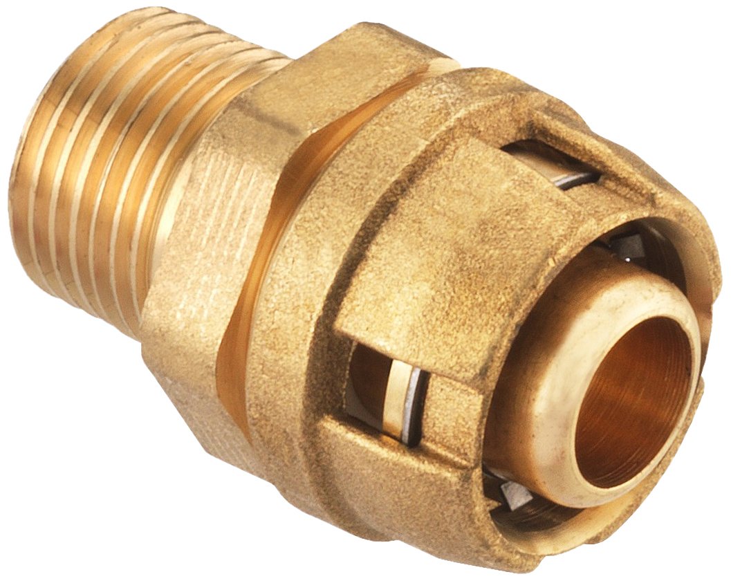 CORNAT VRST661130 Insert Coupling Complete Brass 20mm ET, Multicolored, 20 mm x 1/2 Zoll Aussengewinde