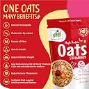 Health Ninja Strawberry Oats | High Protein Breakfast Cereal | Ideal for Oatmeal & delicious snacks | 900 gm Pack (900, Strawberry) gallery image