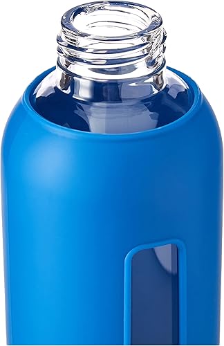 Miniatura 3 de Sigg - Botella de agua Star - Sin BPA, botella de vidrio a prueba de fugas, antigolpes - Funda de silicona antideslizante - Diseñada en Suiza - Azul