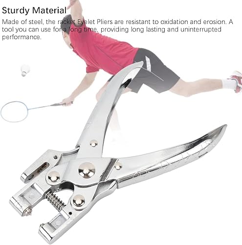 Miniatura 8 de Alicates de cuerda de raqueta de bádminton, acero de eficiencia mejorada, mango ergonómico, alicates de ojal, herramienta de encordado de tenis,