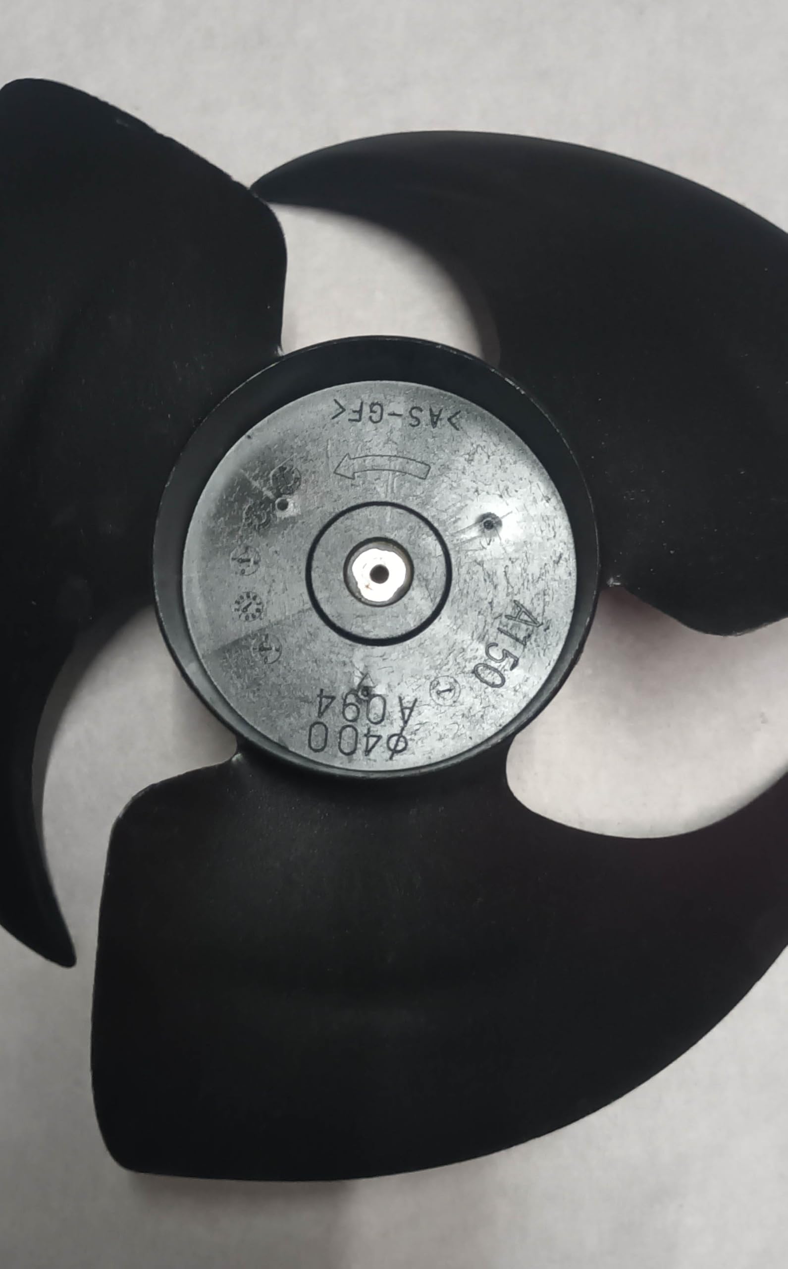 3 Leaf Air Conditioners Fan Blade Black Colour 16. inch Hole Dia:15mm 00-8 3