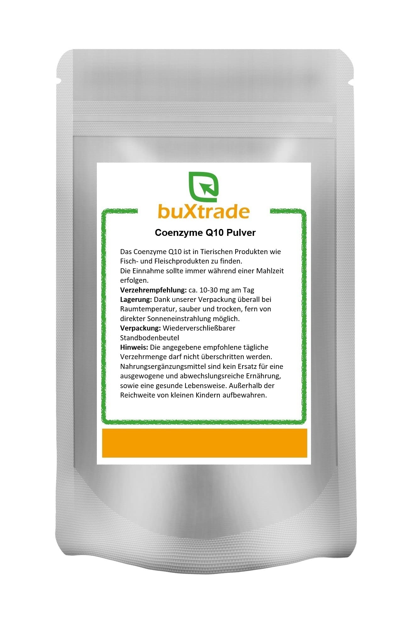 2x1 kg Coenzyme Q10 Pulver | Vegan | GMO Frei | Buxtrade