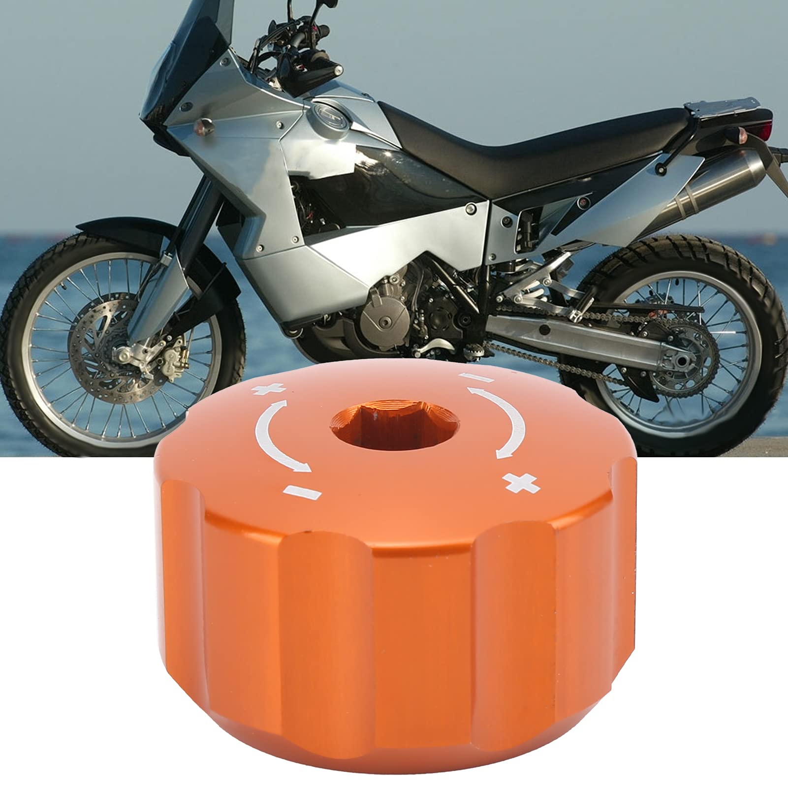 Pomello Rotazione Bullone Regolazione Ammortizzatore Posteriore Compatibile con 950/990 Adventure(arancia)