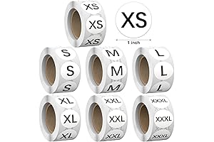 Assortment 3.5K Self-Adhesive - Size Stickers for Clothing