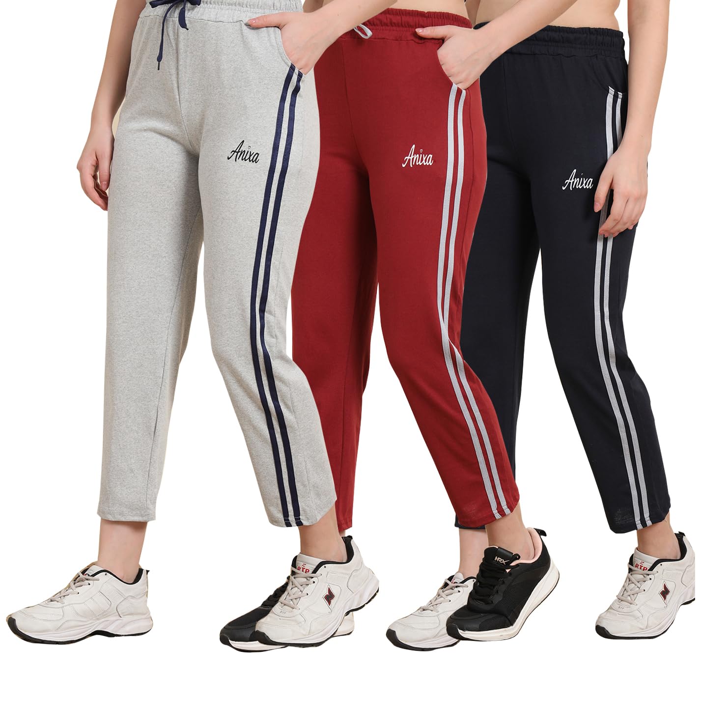 Women's Cotton Casual Pyjama/Track Pant, Women Lower, Lounge Pants, Night Wear - Pack of 3-picture-52
