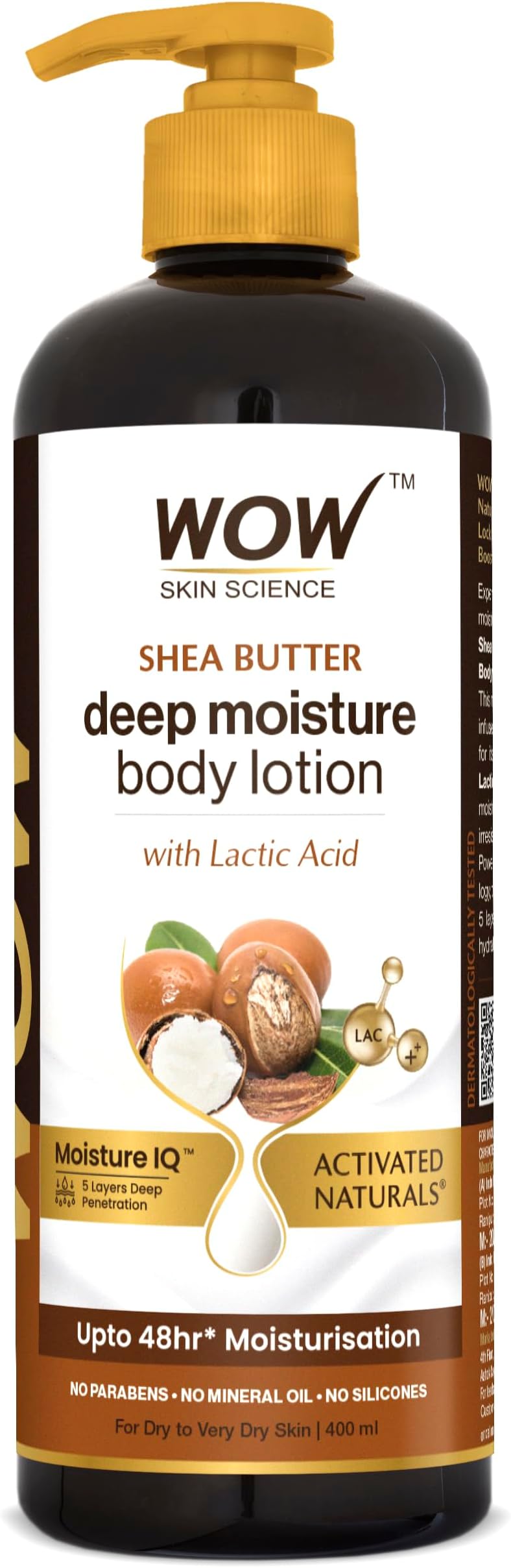 Wow Shea Butter & Cocoa Butter Moisturizing Body Lotion - 300ml