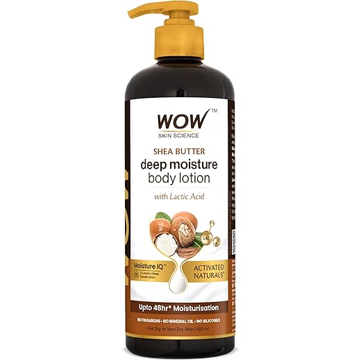 WOW Shea Lotion - Hydrates 48hrs - 400ml