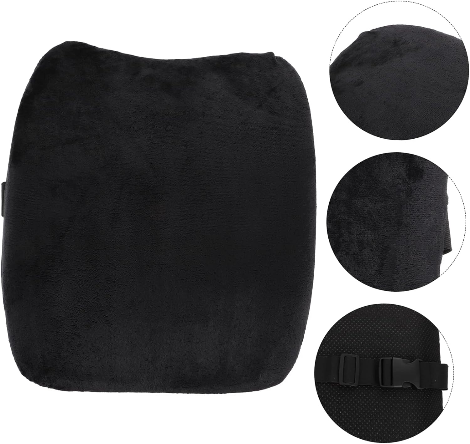 Alipis Memory Foam Lumbar Support Pillow Lower Back Support Pillow for Office Home