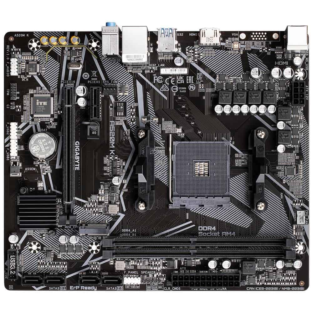 MB GBT AMD AM4 A520M K