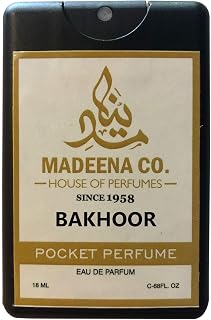 MADEENA CO. Bakhoor Pocket Perfume 18ml Best perfume For Men and Women; Long Lasting perfume. Easy to Carry. Last upto 24h... Price In India