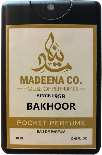 MADEENA CO. Bakhoor Pocket Perfume 18ml Best perfume For Men and Women; Long Lasting perfume. Easy to Carry. Last upto 24h...