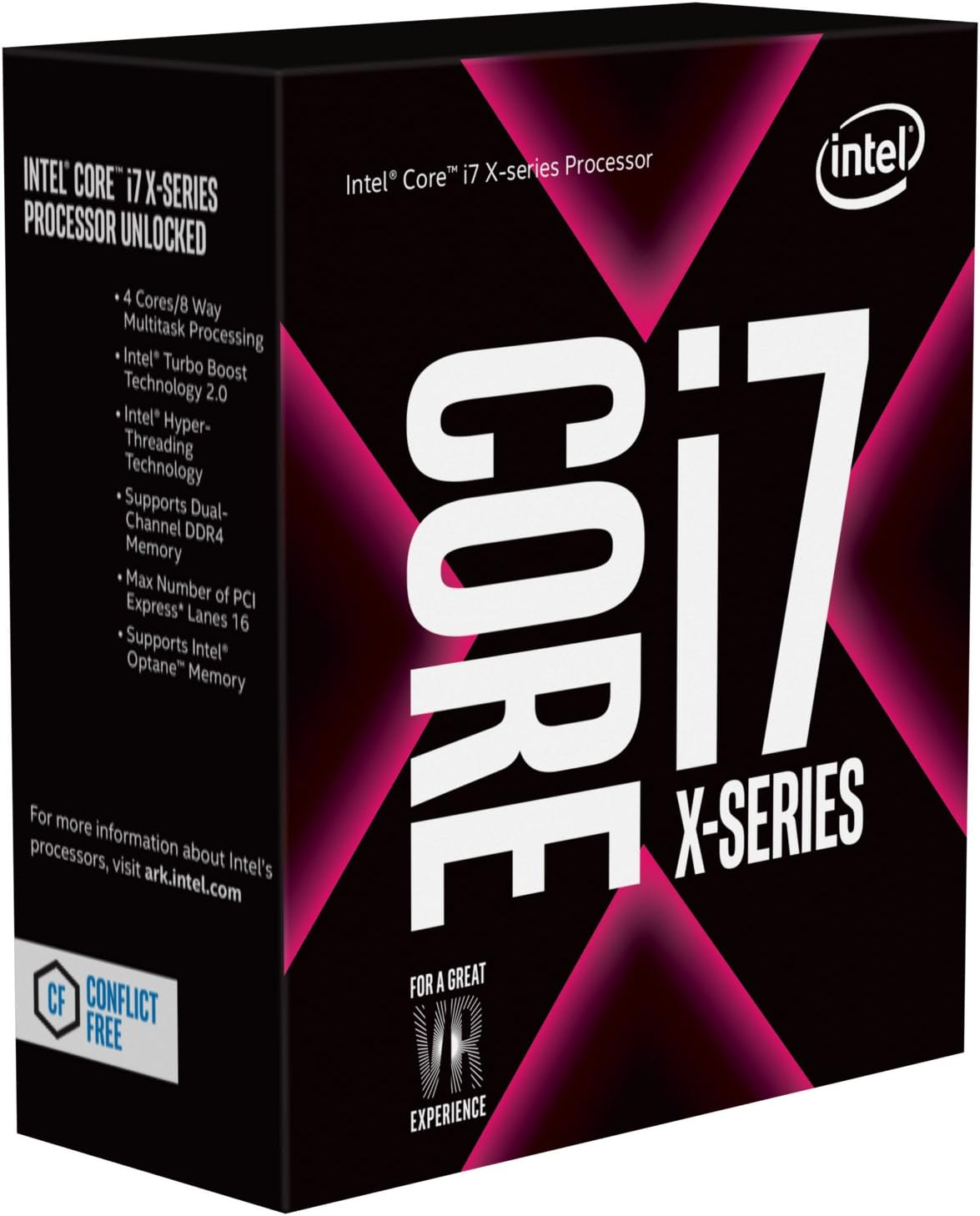 Intel Core i7-7740X 4.30 GHz LGA 2066 CPU Box - Black