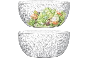 Qxbekmor Acrylic Salad Bowls