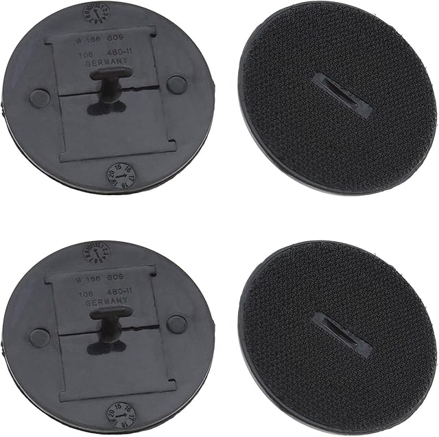 4x Floor Mat Carpet Hook Loop Holder Mounting Pad Car Mat Clips/Fixings/Fasteners Floor Twist Lock T Shape 07149166609 Compatible wth BMW