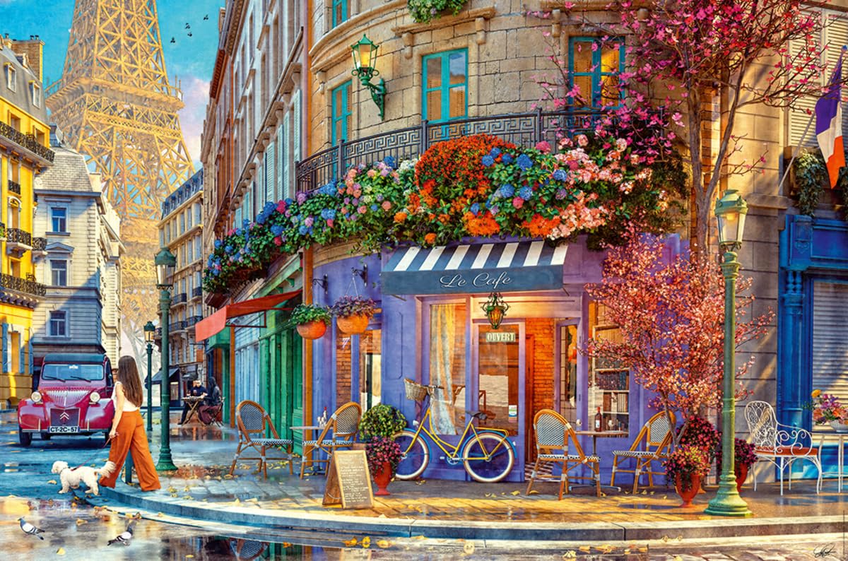 Nathan - Puzzle 3000 pièces - dans Les Rues de Paris - Adultes et Enfants dès 14 Ans - Puzzle de qualité supérieure - Encastrement Parfait - Collection Nostalgie - 12001870