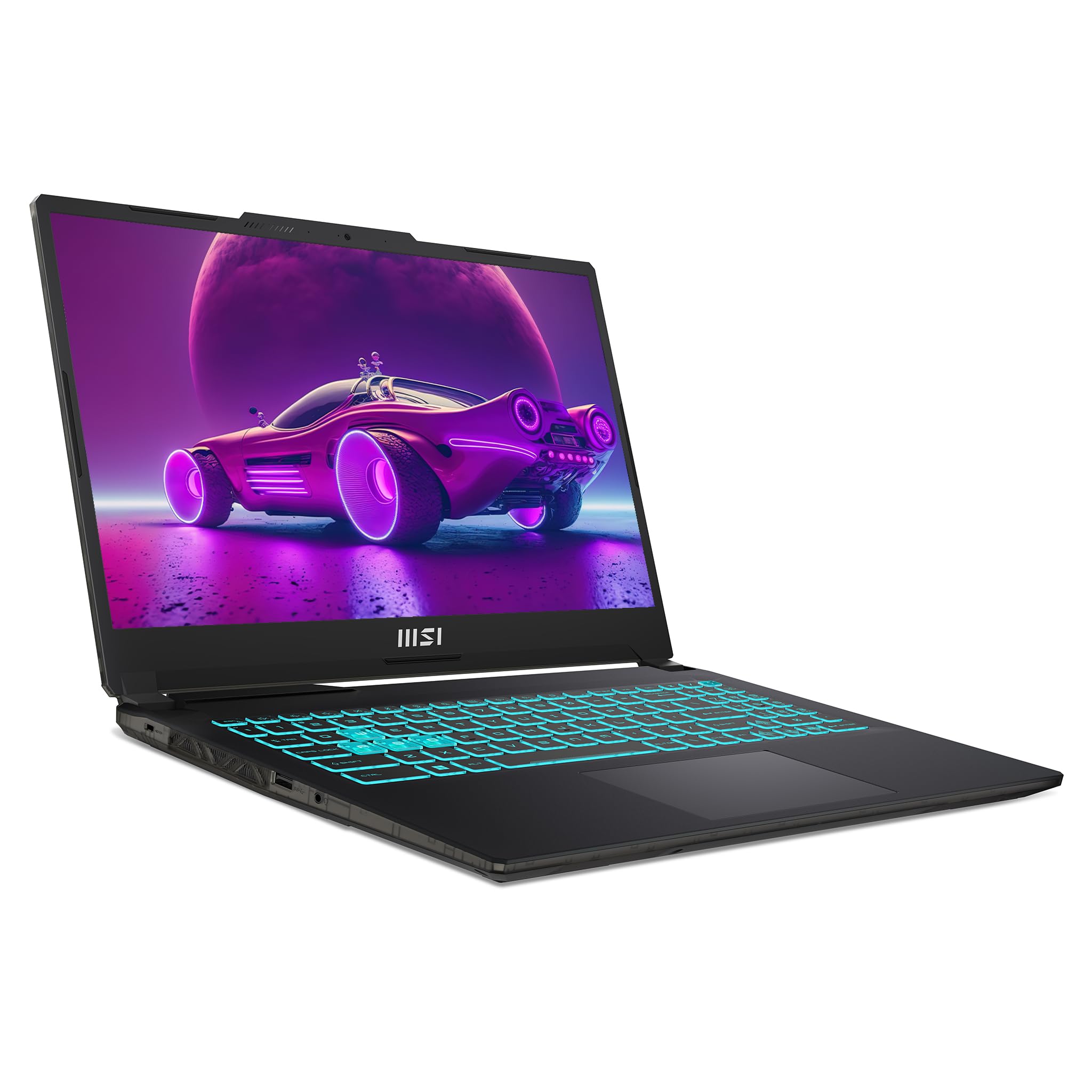 MSI Cyborg 15 Cyborg Gaming Laptop, Intel i7-12650H, 32 GB DDR4 RAM, 2 TB PCIe SSD, 15,6" FHD (1920x1080), Nvidia G-Force RTX 4060, tastiera retroilluminata RGB, W11 Home, nero traslucido