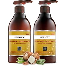 Saryna Key Damage Repair Shampoo And Conditioner Set With Shea Butter, Sulfate Free Moisturizing Hair Care For Dry, Damaged, Brittle Hair, Hydrating And Smoothing Formula 2 Pack, 500 ml