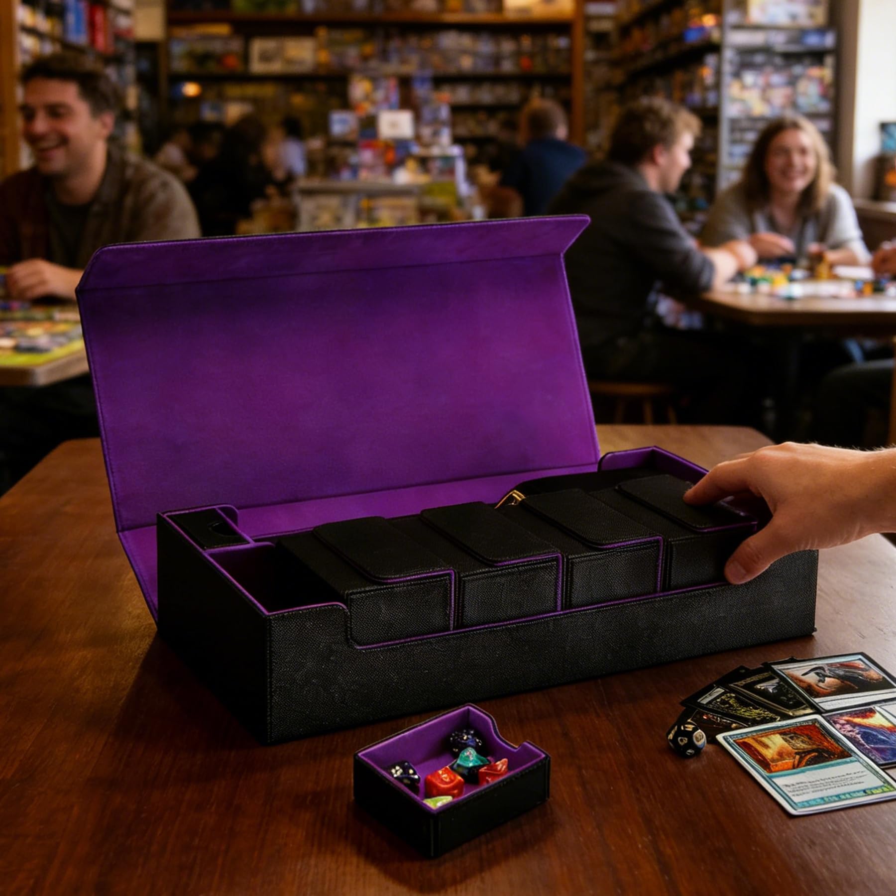 Amazon.com: Scimi Premium Trading Card Storage Case TCG Deck Box
