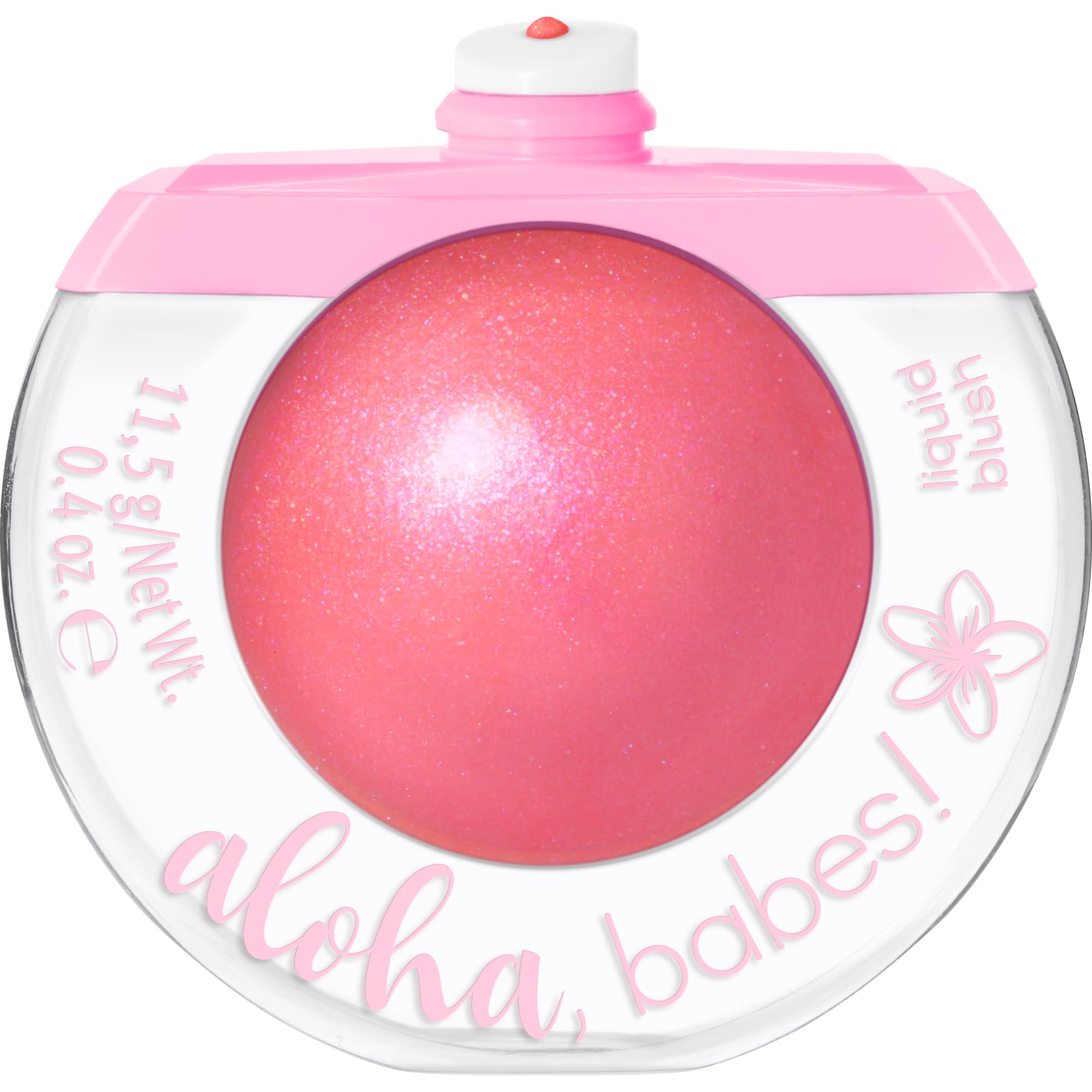 essence aloha, babes! liquid blush, highly pigmented, fast drying, shimmery (11.5g)
