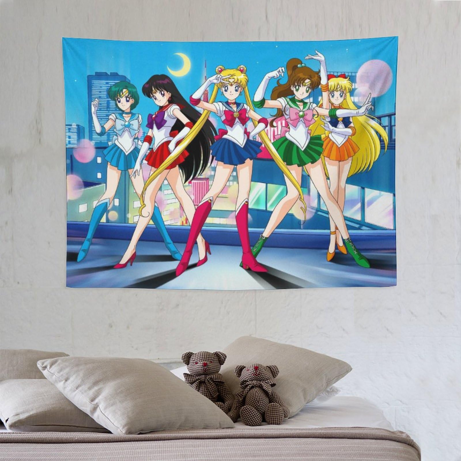 セーラームーン タペストリー 大判 Amazon.co.jp: 美少女戦士セーラームーンタペストリー 壁掛け 壁飾り