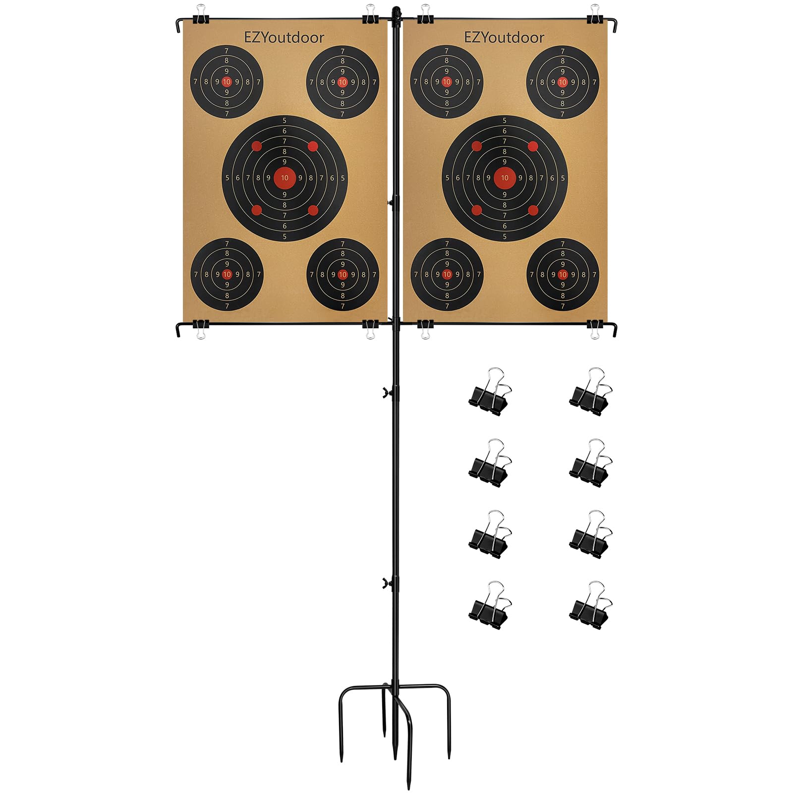 Snapklik.com : EZYoutdoor Adjustable Shooting Target Stand Portable ...