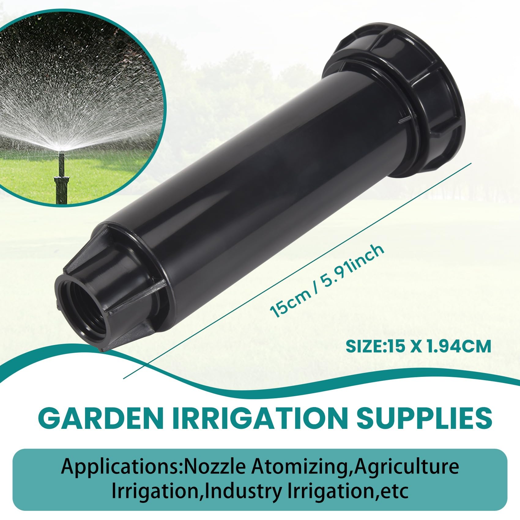 10 PièCes -Up Arroseur Outil de Pelouse TêTe de PulvéRisation pour Fournitures de Jardin éQuipement D'Irrigation à 360 DegréS Arroseur de Vitesse