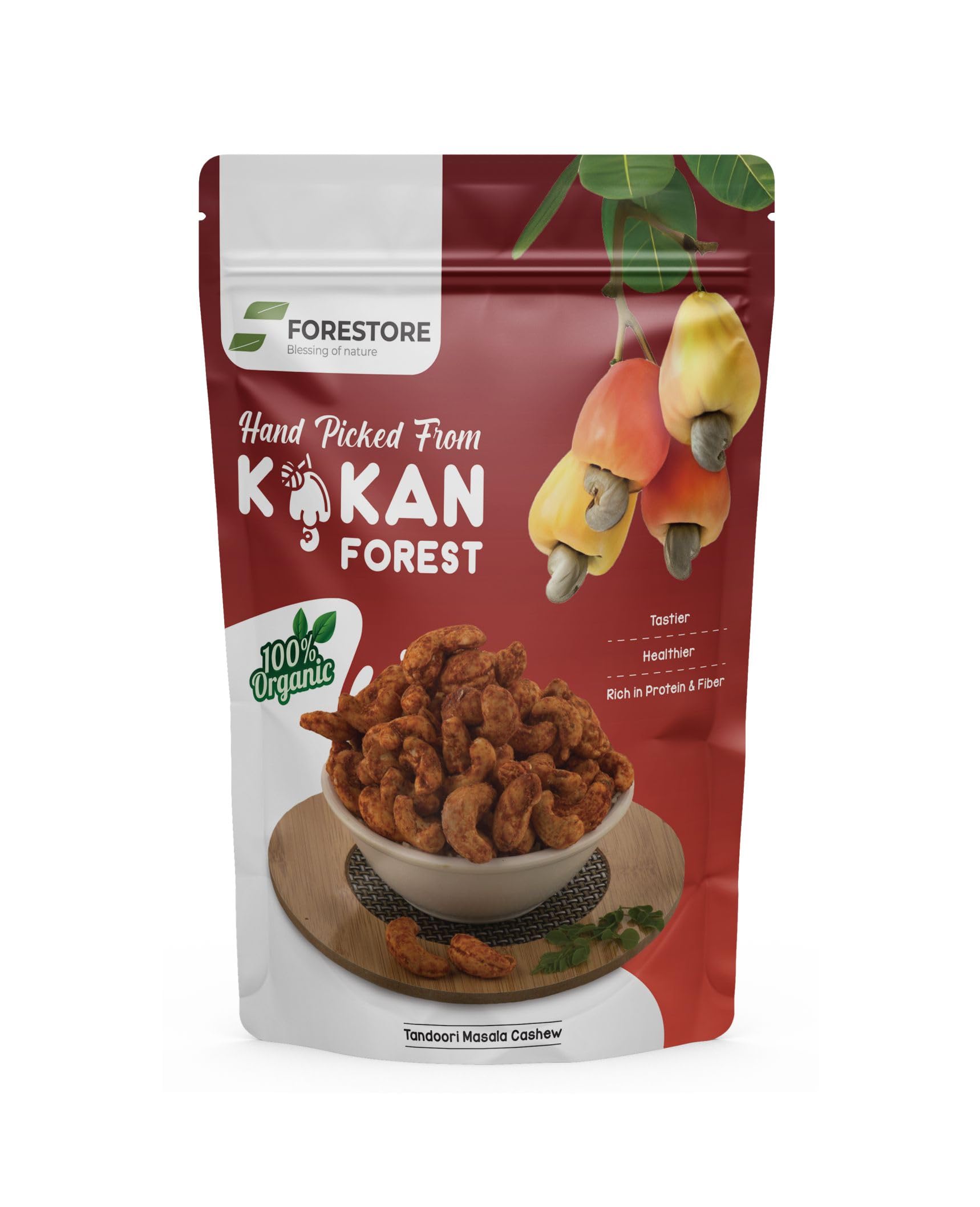 Tandoori Masala Kaju Roasted Kokan Cashews - Gourmet Masala Cashew Snack from Konkan, Meticulously Roasted for Enhanced Flavor and Crunch, Coated with Rich Blend of Natural Spices, No Additives (200 gm) (B0DHQMKPC4) Amazon Price History, Amazon Price Tracker