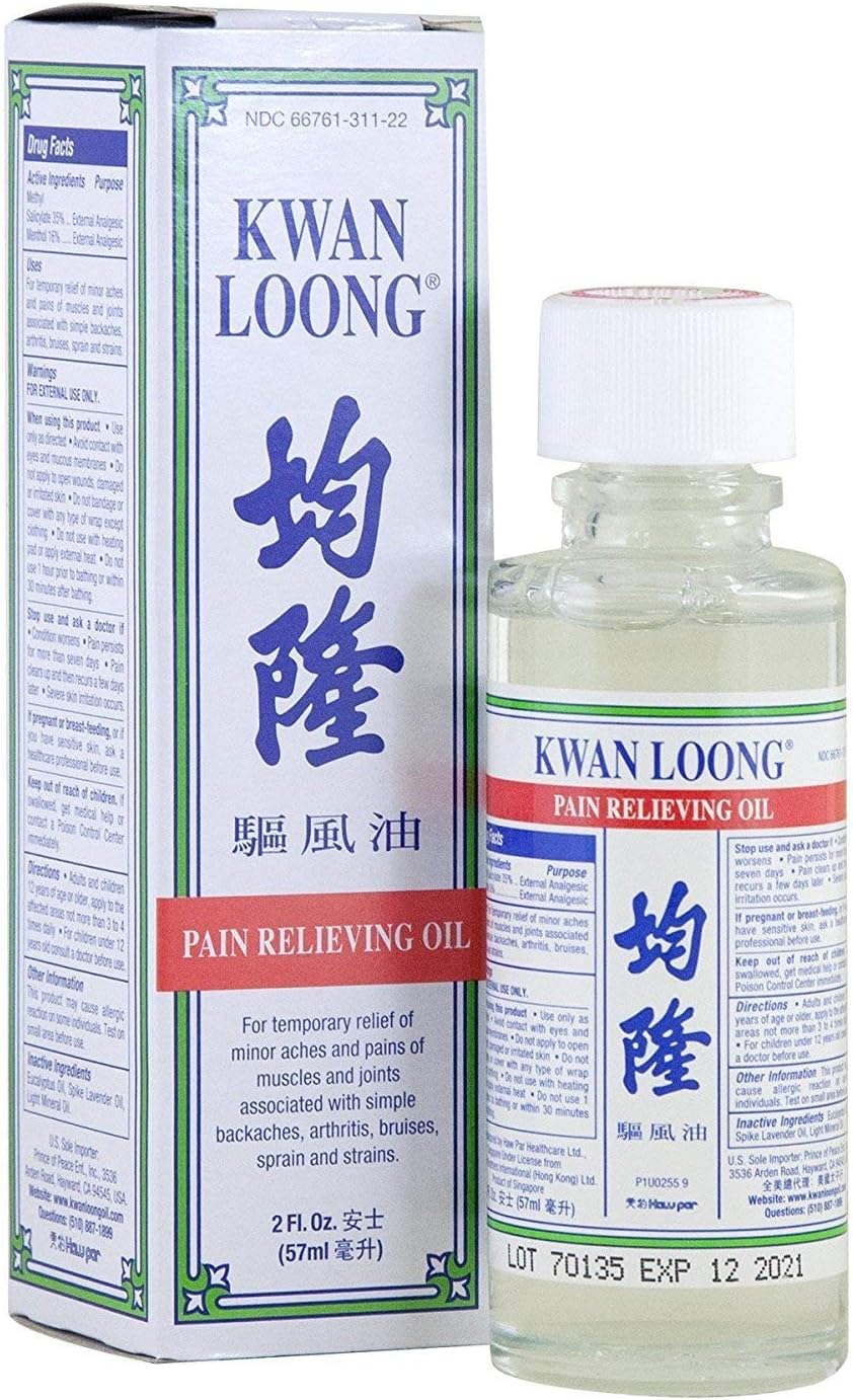 DOZEN (12) KWAN LOONG FOR PAIN RELLIEVING OIL (57ML)