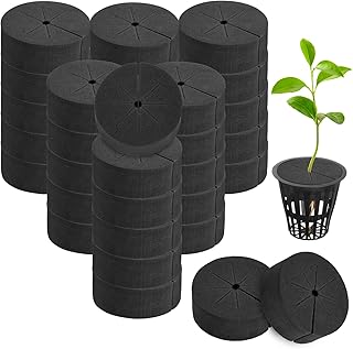 M METERXITY 30er Pcs Klonmanschetten Einsätze Hydrokultur Schwamm Systeme Klonen DIY Schaum Kloner Einsätze Passend Für 2 Zoll Netztöpfe Für Hydrokultur/DIY Kloner [Schwarz]