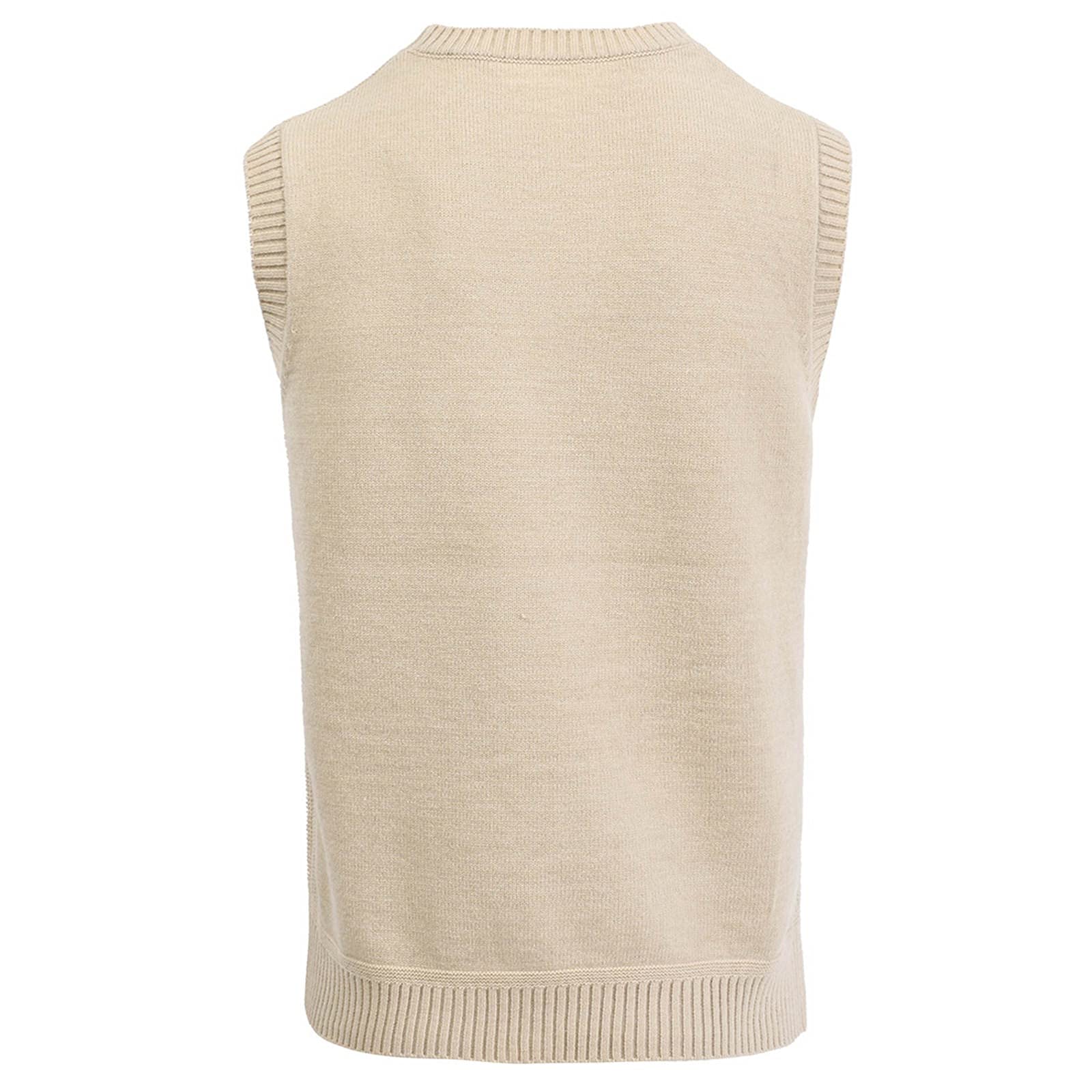 Pullunder Herren Ärmellos Sommer Pullover Herren, Leicht Strickwesten Crew Neck ärmellose Strickpullover Mann Strick Unterhemd ohne Ärmel Strick Tanktops Casual Sweater Strickwaren