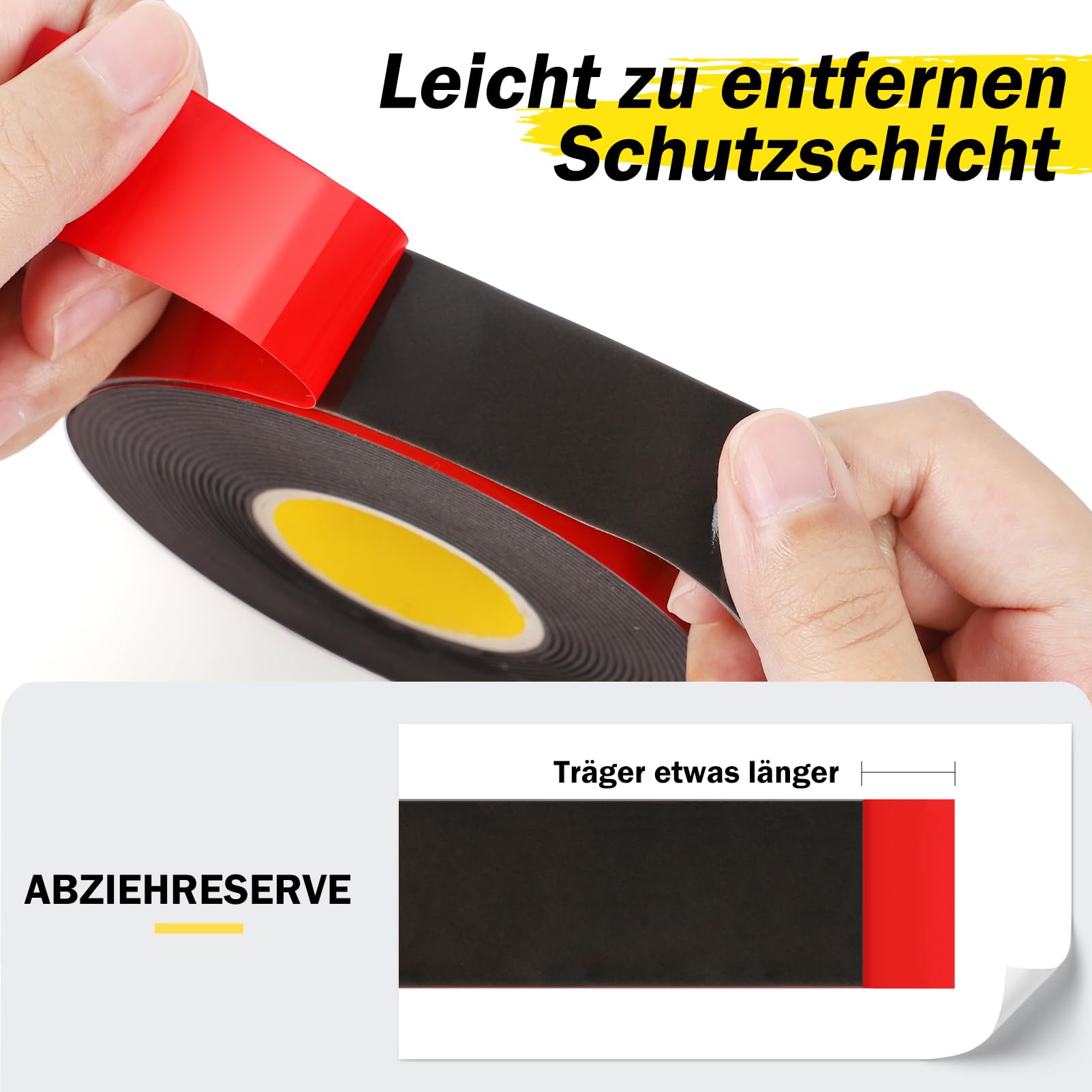 Dubbelzijdig plakband | Voor bevestiging