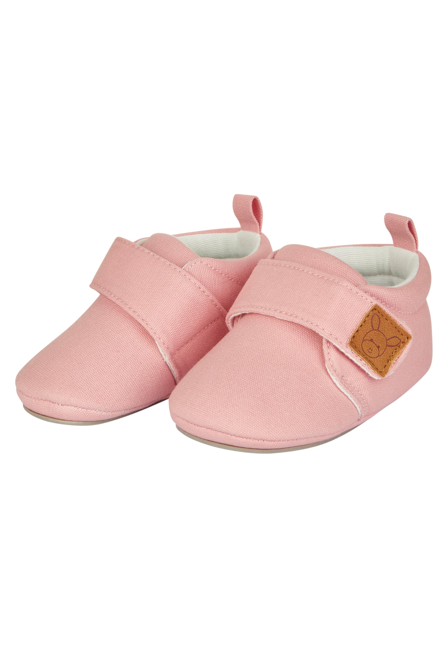 Sterntaler Unisex Baby Crawling Shoes Plain Slippers, Matt Pink, 4 UK Child