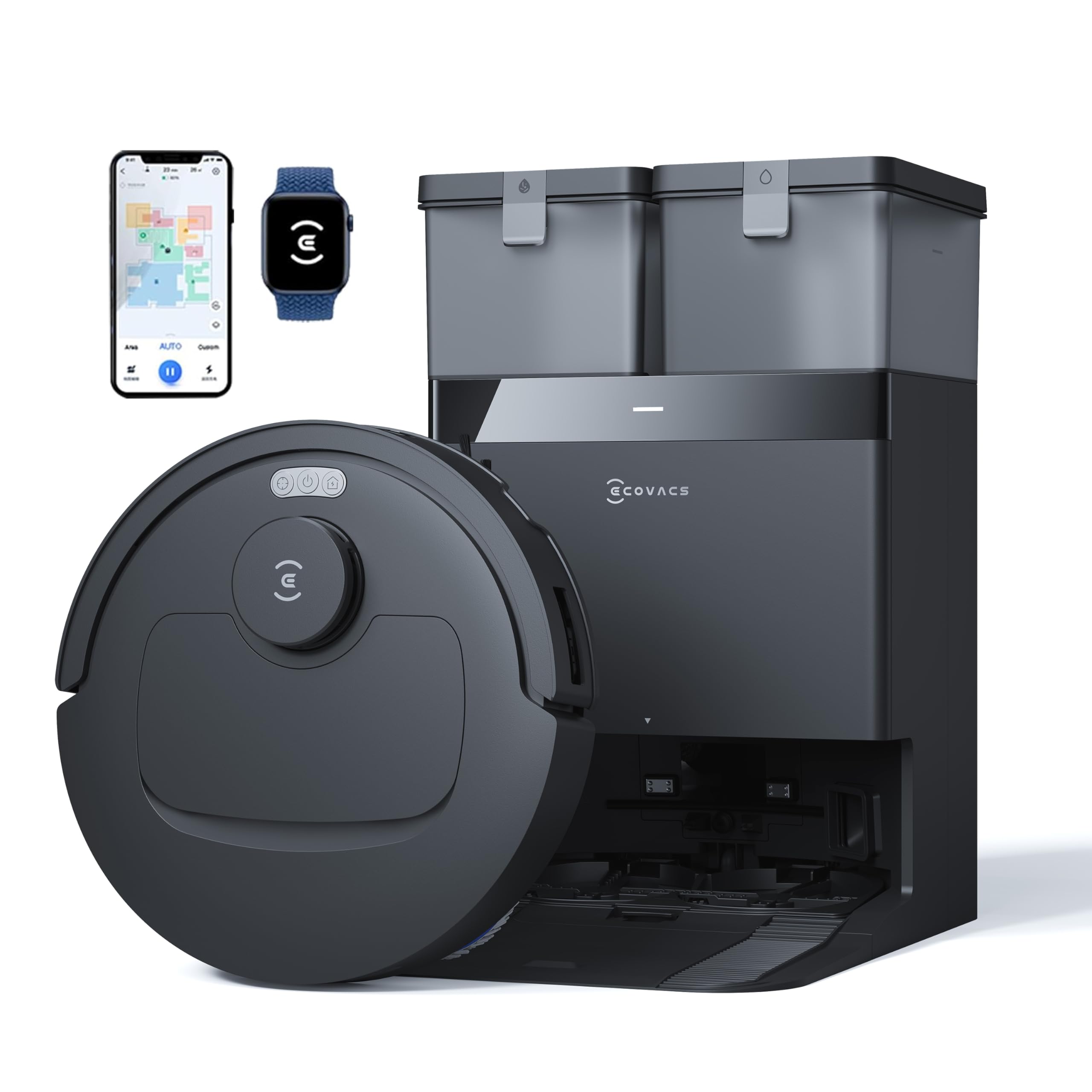 ECOVACS Deebot N50 PRO Omni 2 in 1 Robotic Vacuum Cleaner & Mop