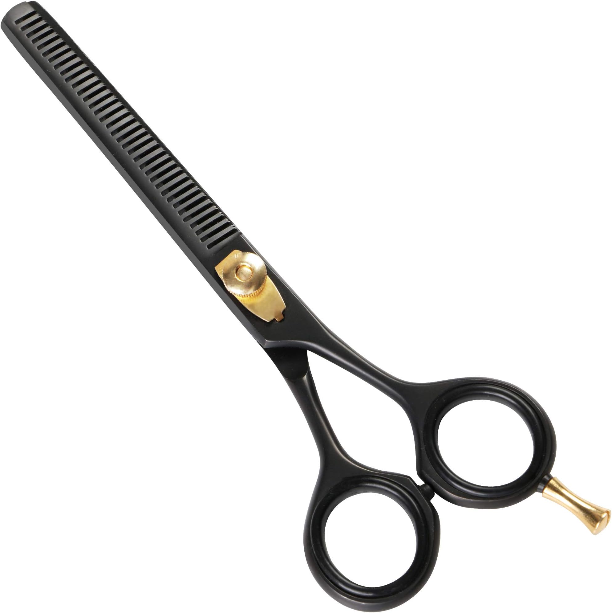 Professional Hair Thinning Scissors Texturizing Teeth Shears Salon Razor Edge Scissor with Adjustable Tension and Finger Inserts - Stainless Steel - 6.5 Inch - by Utopia Care