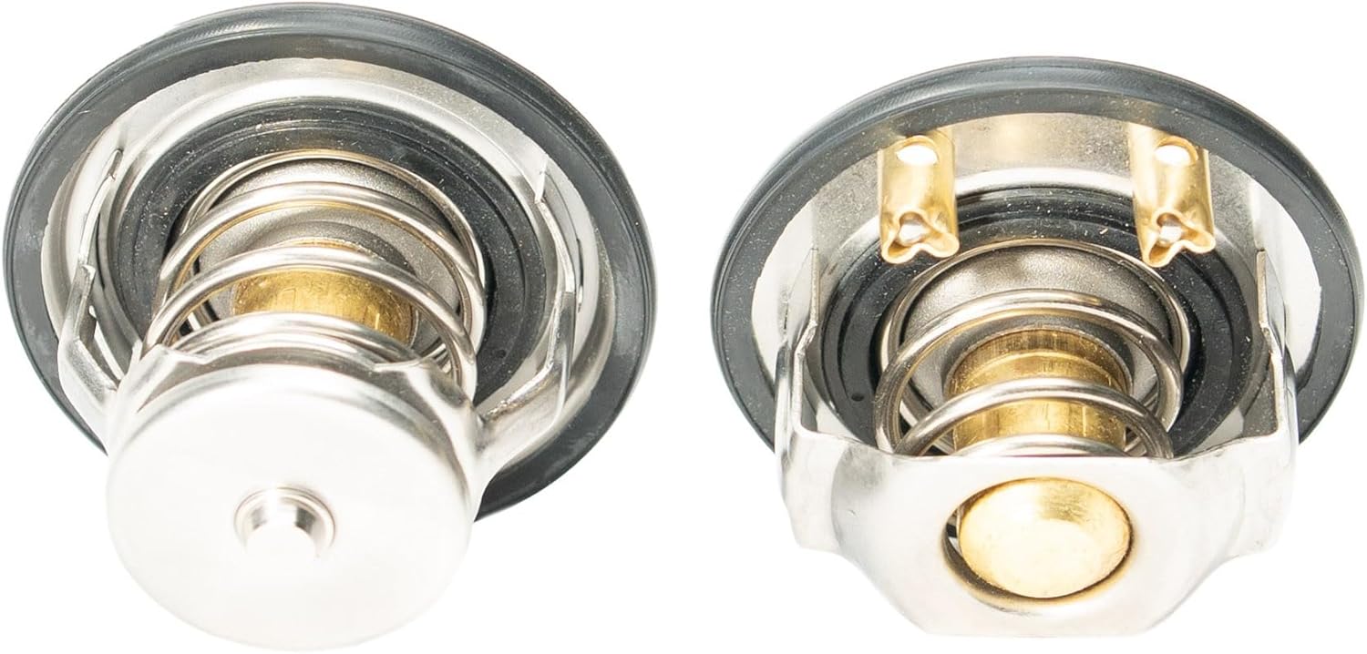 DmaxStore High Flow Coolant Thermostat Kit, 2001-2016 Chevy Silverado GMC Sierra 6.6L Duramax Diesel LB7/LLY/LBZ/LMM/LML Engine