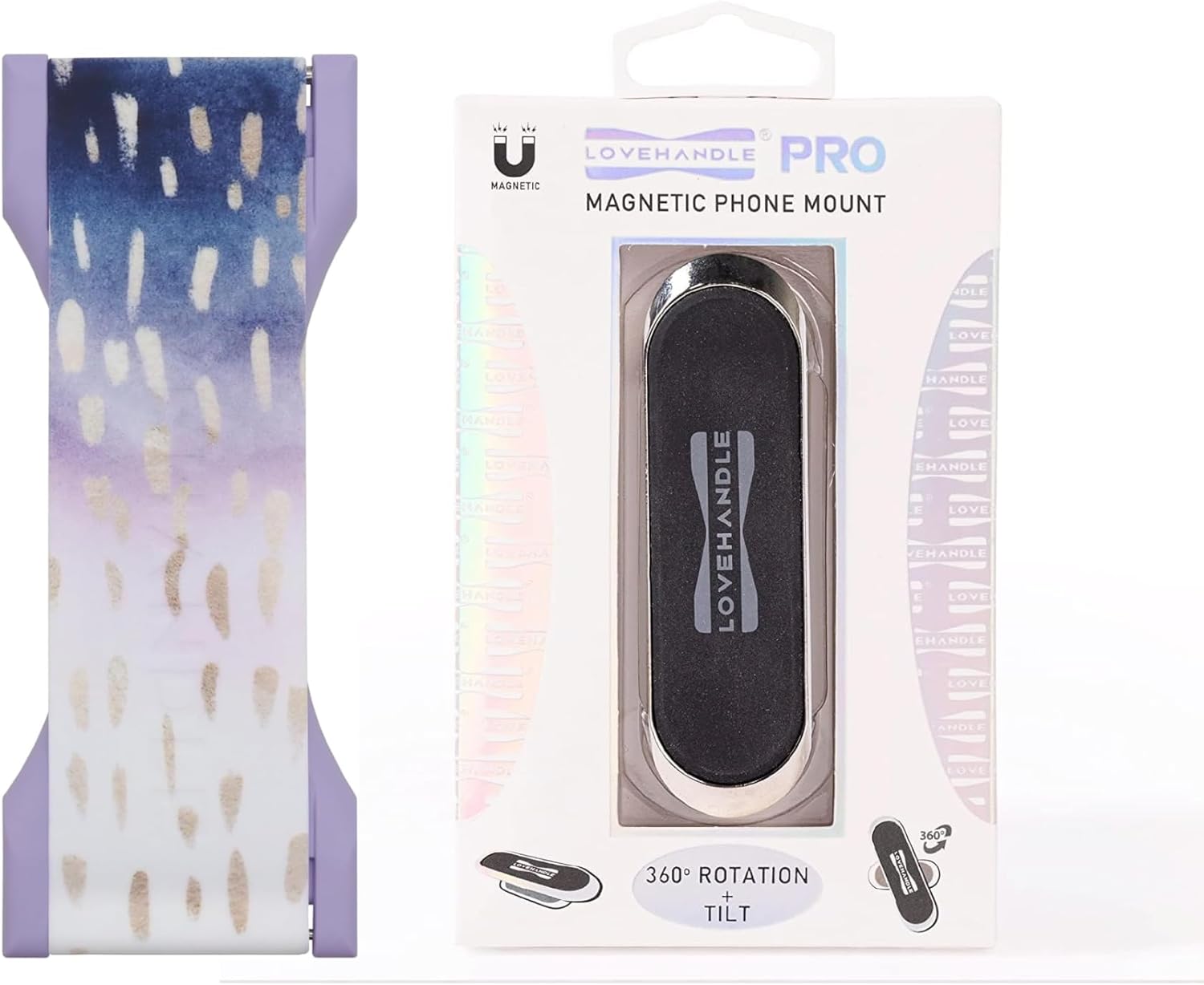 LoveHandle PRO Premium Phone Grip - Phone Strap - Magnetic Phone Mount and Kickstand for Smartphone and Tablet - Fallout - PRO Mount