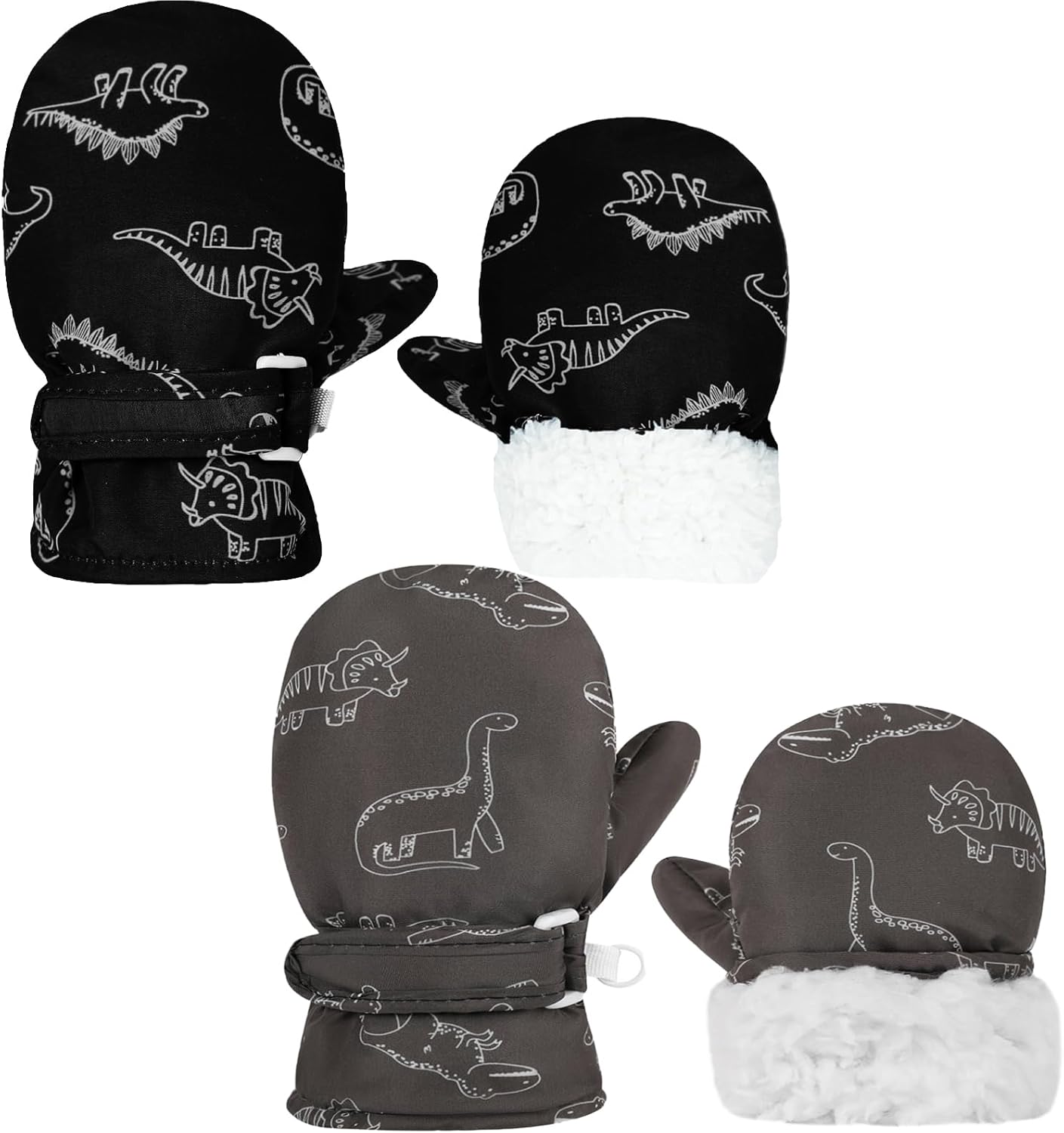 ENBAOHUI Baby Gloves Toddler Snow Glove Waterproof Mittens Fleece Lined Winter Warm Kids Snow Infant Ski Mitten