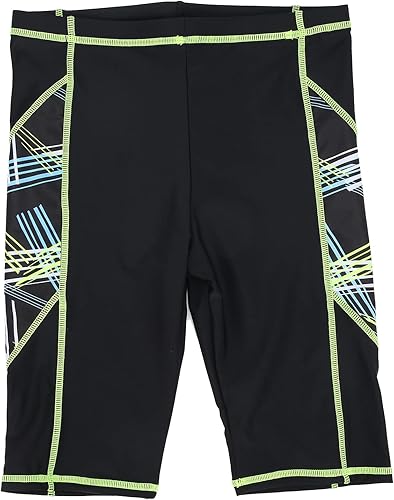 Miniatura 6 de VGEBY traje de buceo para hombre, fibra de poliamida, 2 piezas, manga corta, traje de neopreno fluorescente verde borde verano surf buceo traje para