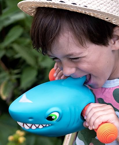 Miniatura 2 de Shark Scooter Head: Cabeza de scooter para personalizar scooters infantiles - a partir de 3 años - Manillar Shark Head en azul, rojo y plateado -