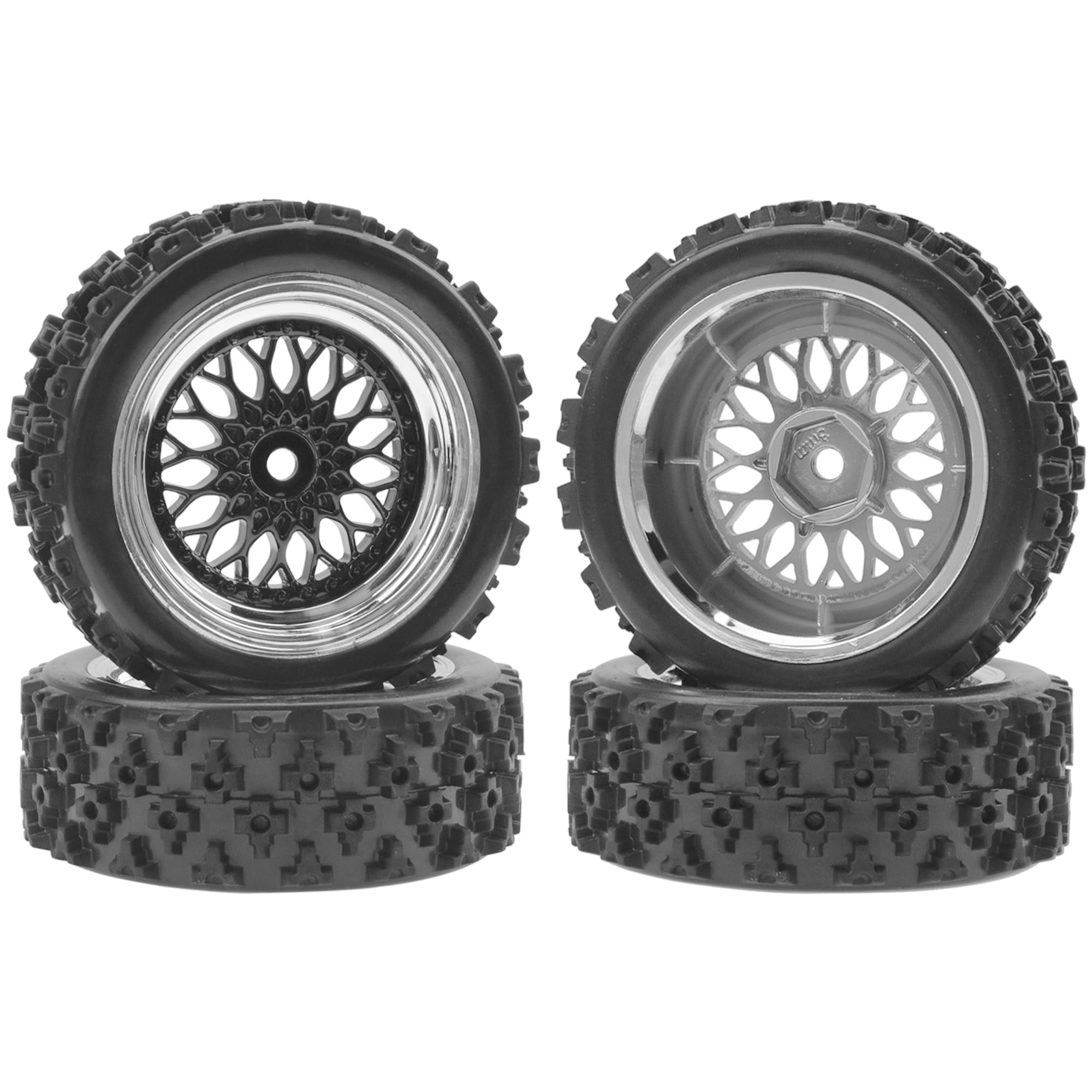 Amazon.com: ShareGoo RC 1/10 On Road Tires & Wheel 12mm Hex