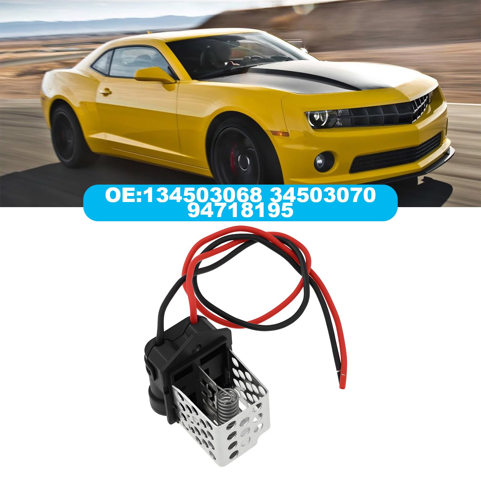 EMSea Resistenza Motore Ventola 134503068 34503070 94718195 Compatibile con Opel Astra G H Compatibile con Zafira A