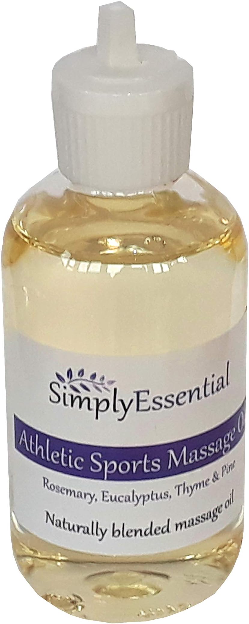 Simply Essential Athletic Massage Oil 100ml Tired Stiff Muscle Joints Aches Pains Sports Exercise