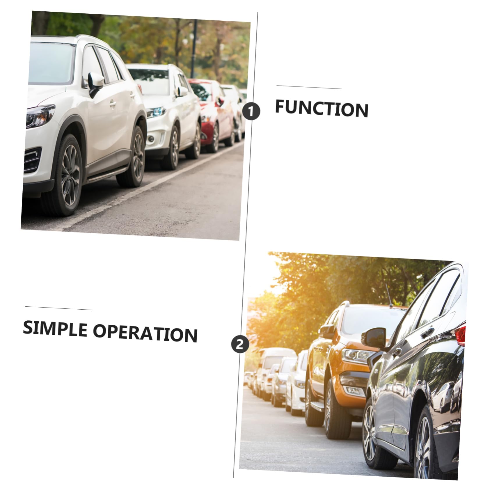 TOPPERFUN Protective Car Cover Dustproof Fit for Sedan Rainproof Lightweight Plastic Abrasion-Resistant Easy Replacement — view 5