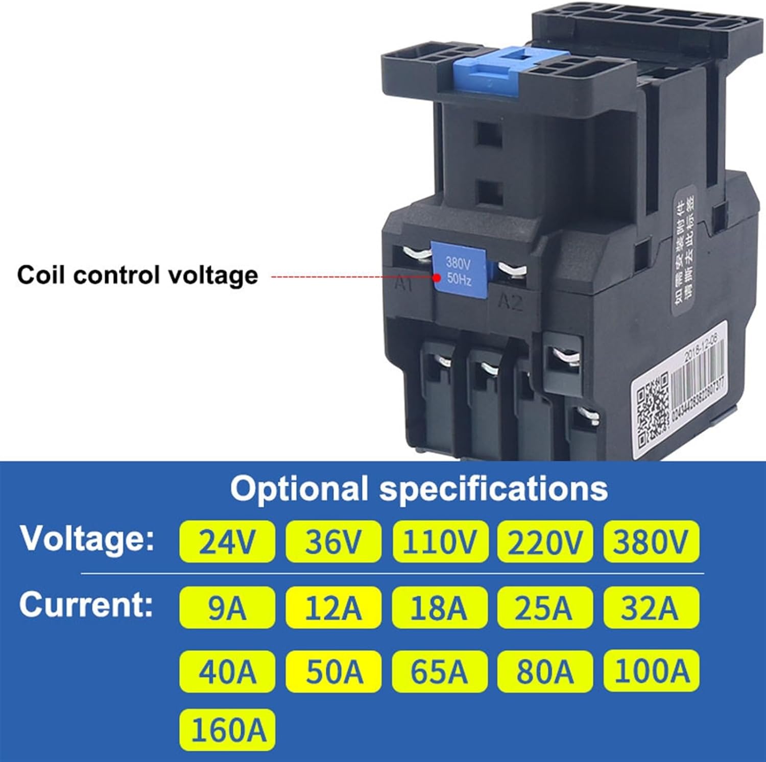 CJX2 Series AC Contactor Auxiliary Contact NXC-06 NXC-09 NXC-12 NXC-18 NXC-25 NXC-32 NXC-40 NXC-50 NXC-65 NXC-85 NXC-100 NXC-160(NXC-40A,36V)