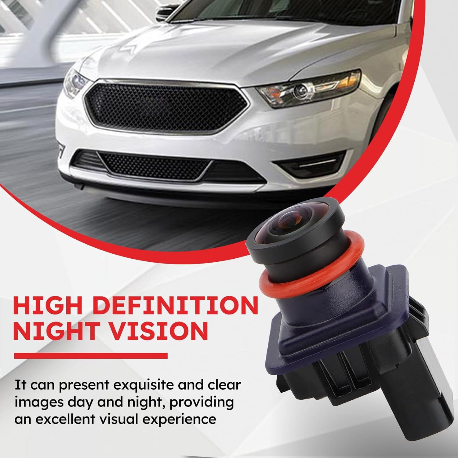 EG1Z-19G490-A Rear View Assist Parking Back Camera for Ford Taurus 2013-2019 Replace# EG1Z-19G490-A, EG1Z19G490A, DG1Z-19G490-A, DG1Z19G490A, 592-224, PAC251, FO1960165