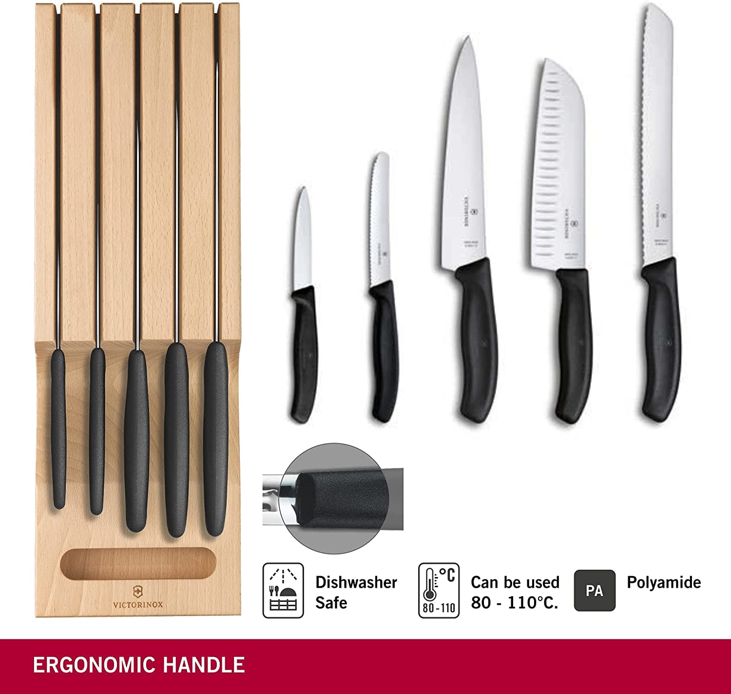Amazon｜VICTORINOX(ビクトリノックス) 包丁セット 食洗機対応